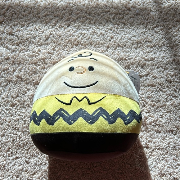 Super Soft Squishmallows 8" Charlie Brown Plush - Perfect Peanuts Cuddle Buddy